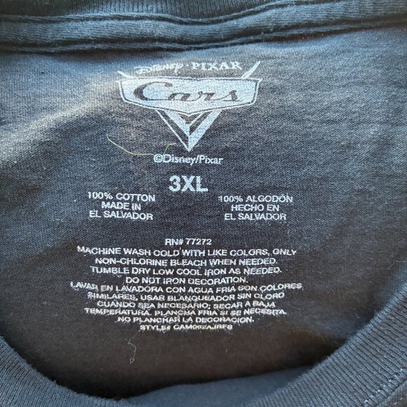 DISNEY PIXAR LIGHTNING MCQUEEN GRAPHIC T-SHIRT - Picture 4 of 4